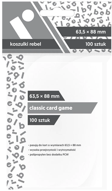 Koszulki na karty Rebel Classic Card Game tanio w kilku sklepach