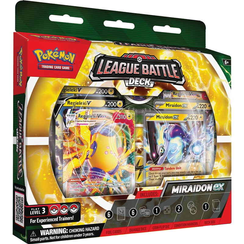 League Battle Deck Miraidon ex & Regieleki VMAX w dobrej cenie
