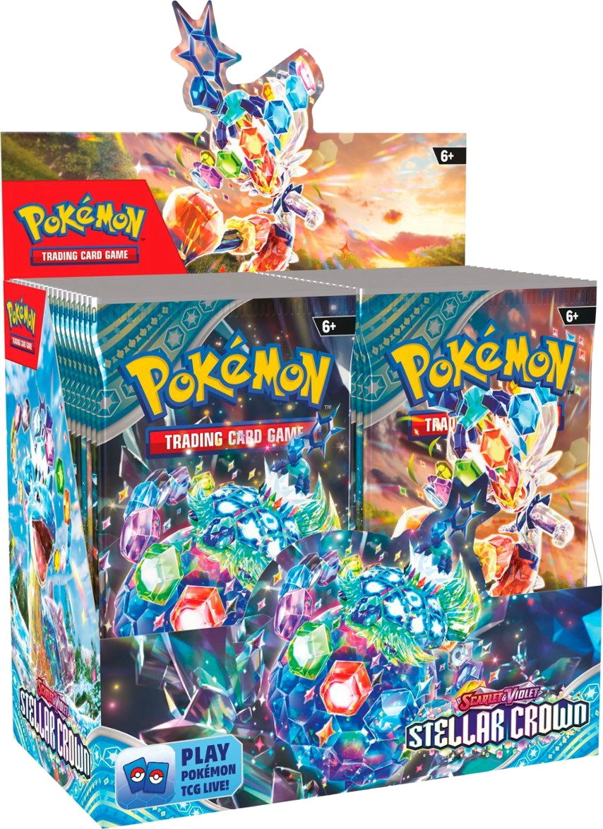 Stellar Crown Booster Box w dobrej cenie - TCGN