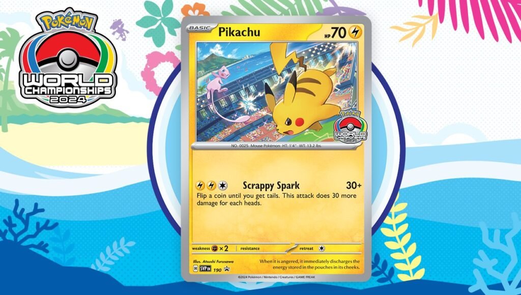 Możecie zdobyć specjalną kartę PROMO z Pikachu z okazji Worlds 2024