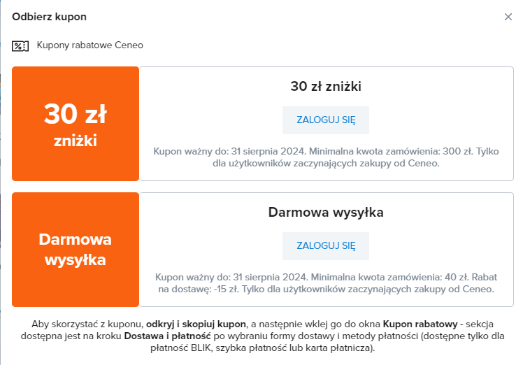 Najlepsze promocje na Ceneo!!!