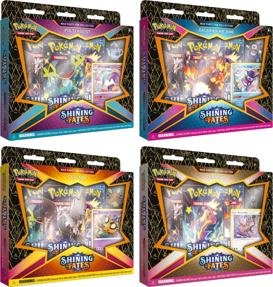 Zestaw Shining Fates Pin Collection w dobrej cenie