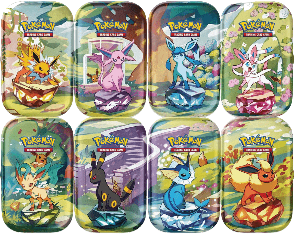 Mini Tin z Prismatic Evolutions w promocji