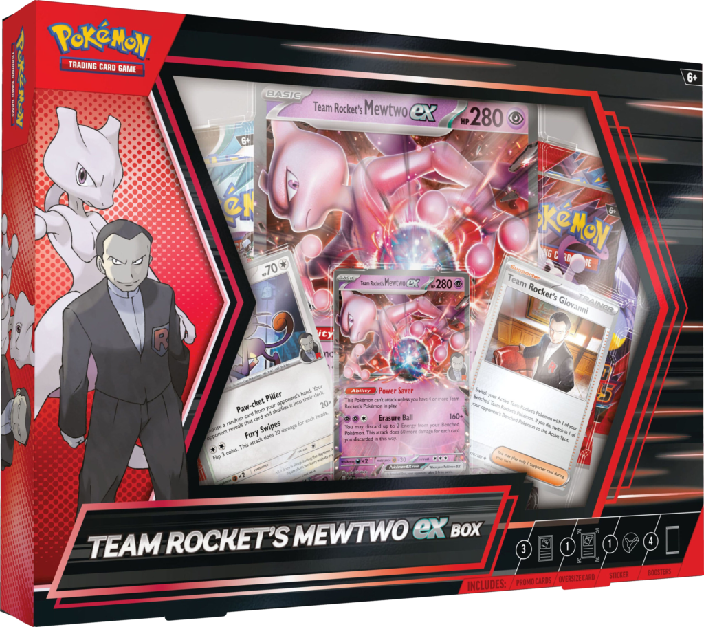 Team Rocket’s Mewtwo ex Box w promocji