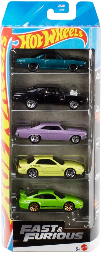 5-pack Fast & Furious Hot Wheels w dobrej cenie na Allegro