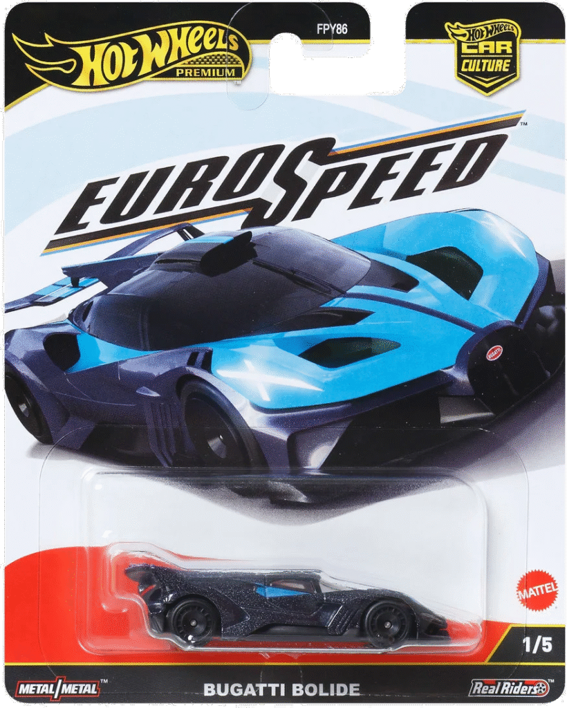 Hot Wheels Premium Bugatti Bolide w dobrej cenie