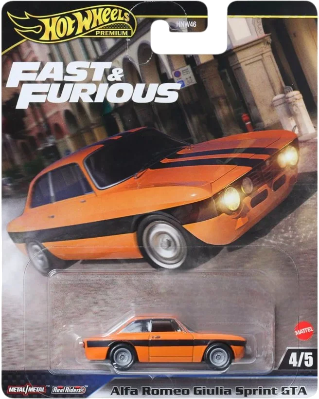 Hot Wheels Premium Alfa Romeo Giulia Sprint GTA w dobrej cenie